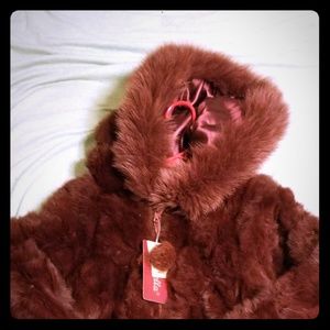 Real rabbit fur jacket